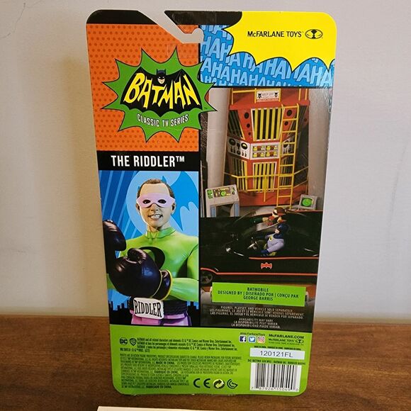 McFarlane Toys Batman Classic TV Series The Riddler and Batman in Boxing Gloves - Picture 3 of 5